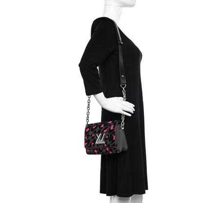 Louis Vuitton Taurillon Tufted Wild At Heart Twist Shoulder Bag PM Grey 3 of 12
