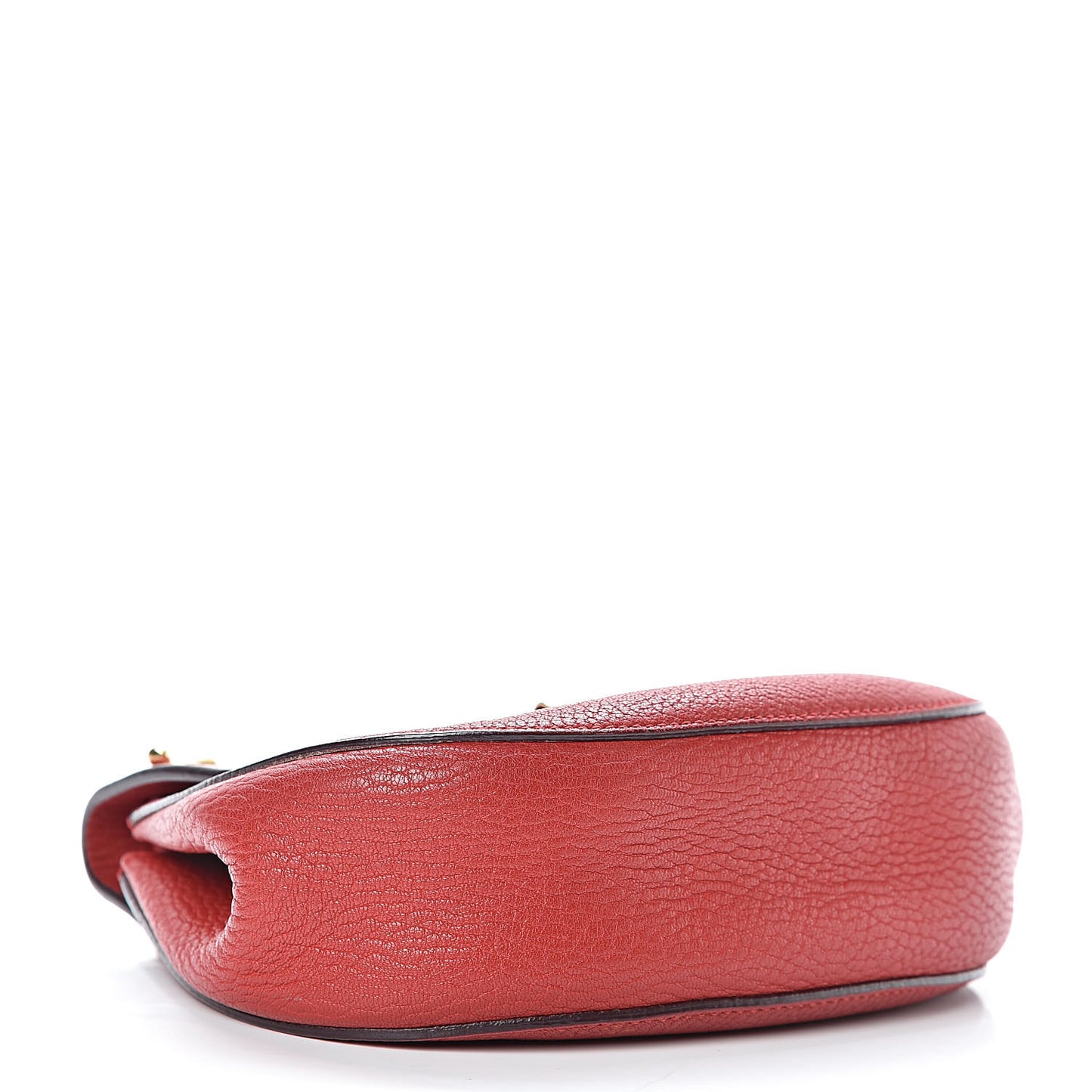 Grained Lambskin Mini Drew Shoulder Bag Plaid Red