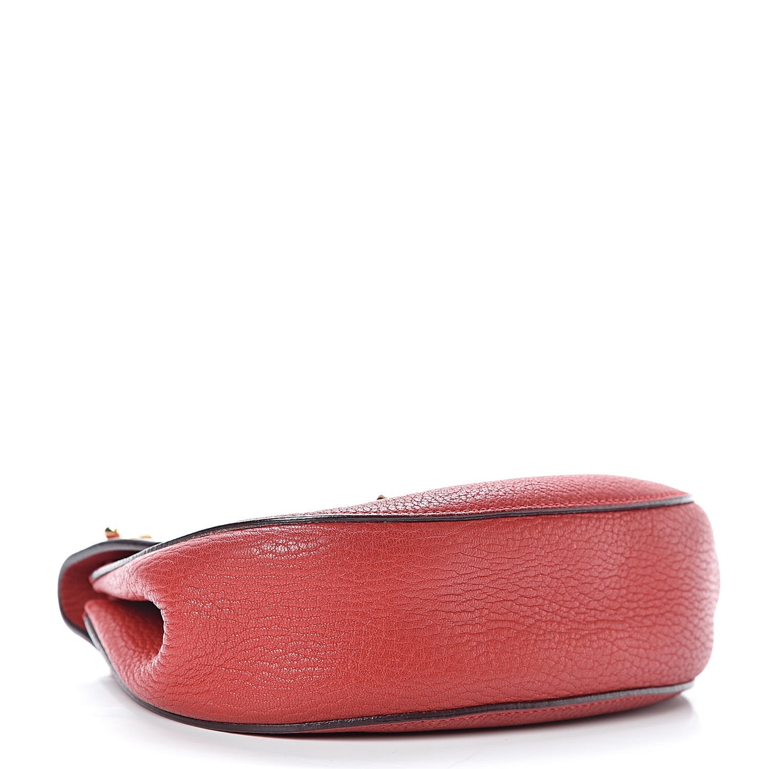 Chloe Grained Lambskin Mini Drew Shoulder Bag Plaid Red 4 of 19