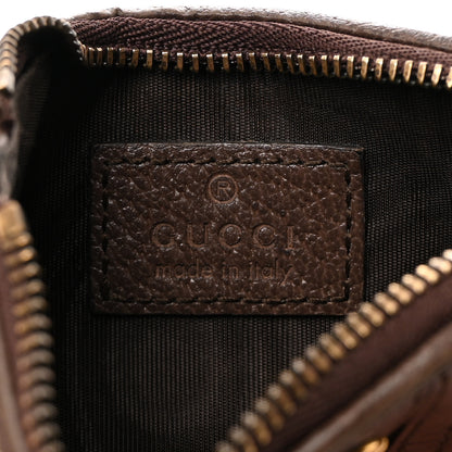 Gucci GG Supreme Monogram Web Ophidia Coin Case Brown 6 of 7