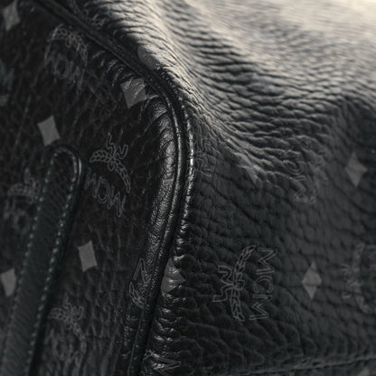 MCM Visetos Large Liz Reversible Shopper Tote Black 8 of 19