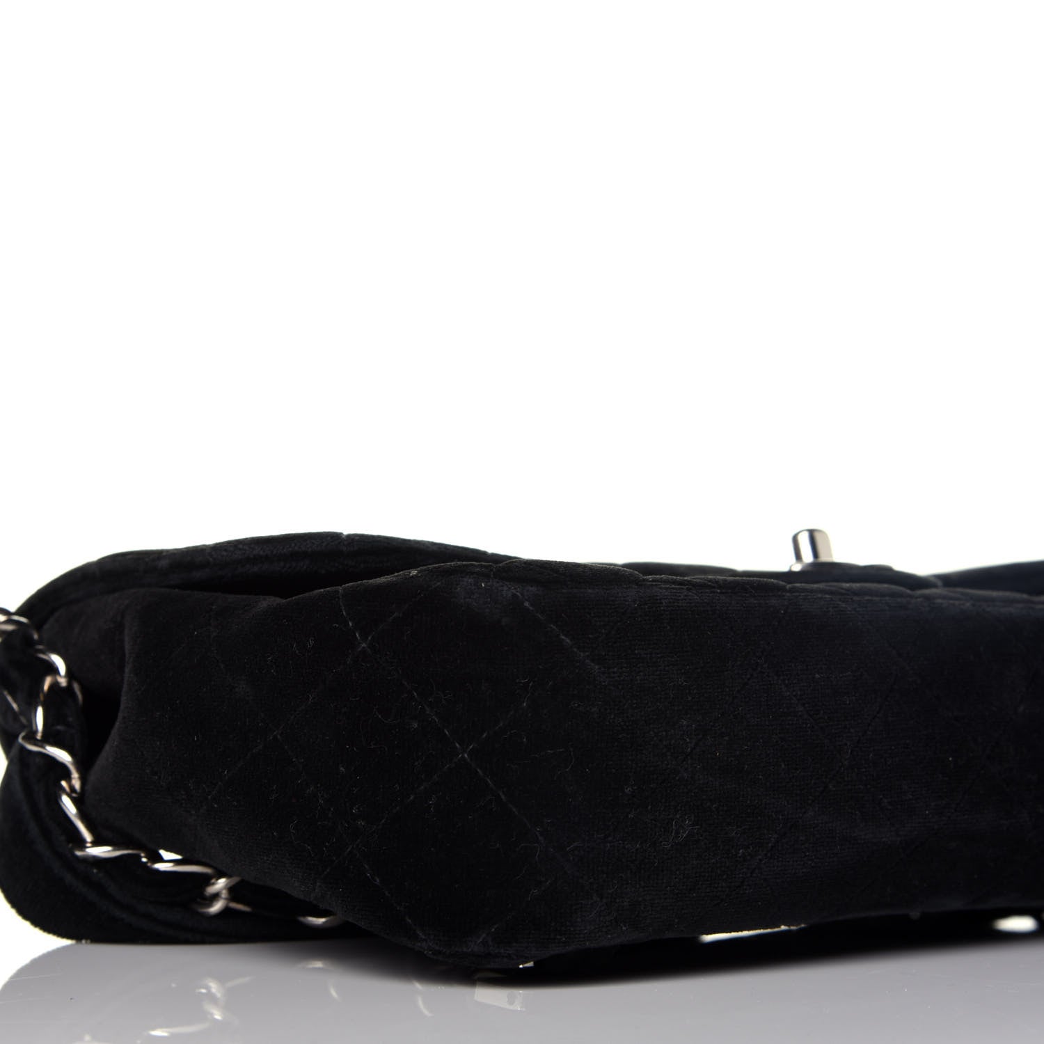 Chanel Velvet Quilted Flap Backpack Black 7 of 8