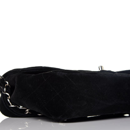 Chanel Velvet Quilted Flap Backpack Black 7 of 8