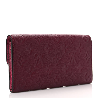 Louis Vuitton Empreinte Emilie Wallet Raisin 3 of 6