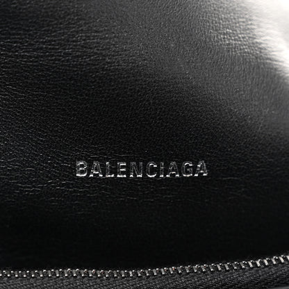 Balenciaga Crushed Calfskin Quilted Matte Black Hardware Large Crush Chain Bag Black 6 of 9