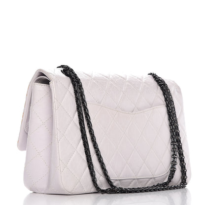 Chanel Aged Calfskin Quilted 2.55 Reissue 227 Flap White 4 of 13