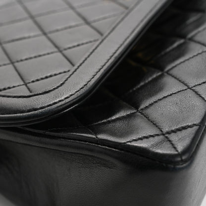 Chanel Lambskin Quilted Medium Single Flap Black 12 of 17