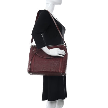 Louis Vuitton Monogram Lambskin Antheia IXIA PM Fuchsia 2 of 9