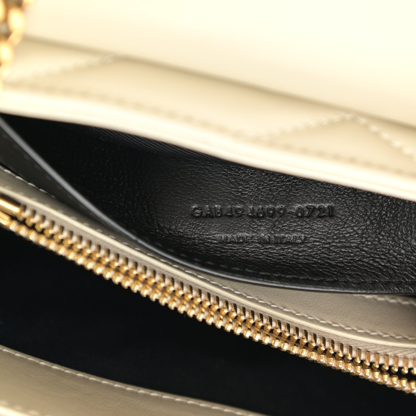 Calfskin Y Quilted Monogram Small Loulou Chain Satchel Crema Soft