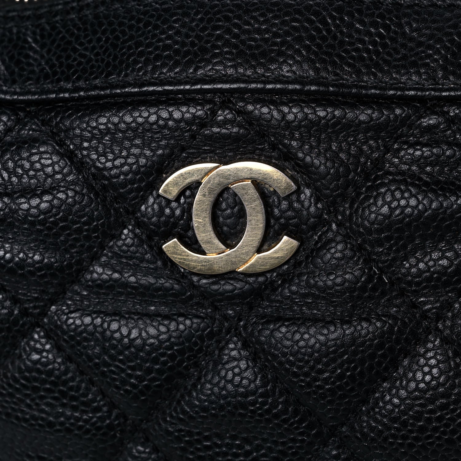 Chanel Caviar Quilted Bowler Black 6 of 17