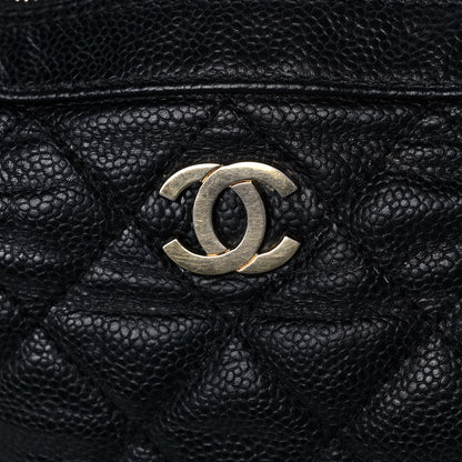 Chanel Caviar Quilted Bowler Black 6 of 17