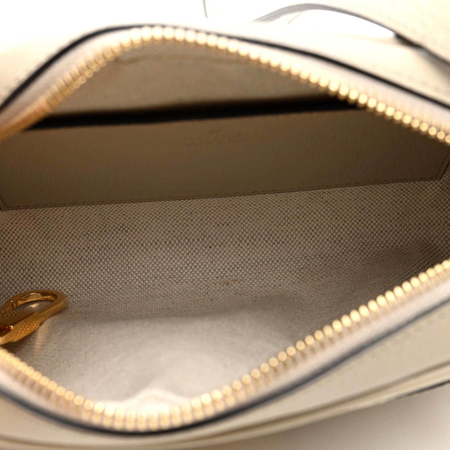 Gucci GG Supreme Monogram Textured Dollar Calfskin Mini Ophidia Shoulder Bag Beige Mystic White Oatmeal 5 of 9