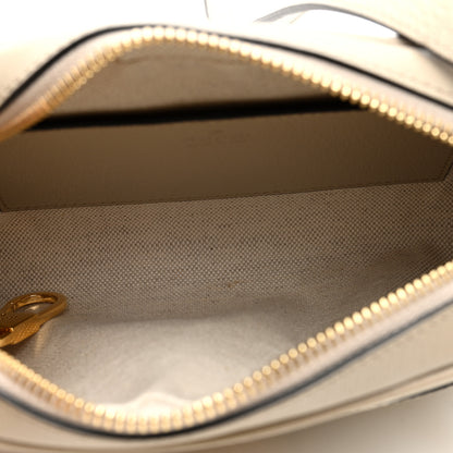 Gucci GG Supreme Monogram Textured Dollar Calfskin Mini Ophidia Shoulder Bag Beige Mystic White Oatmeal 5 of 9