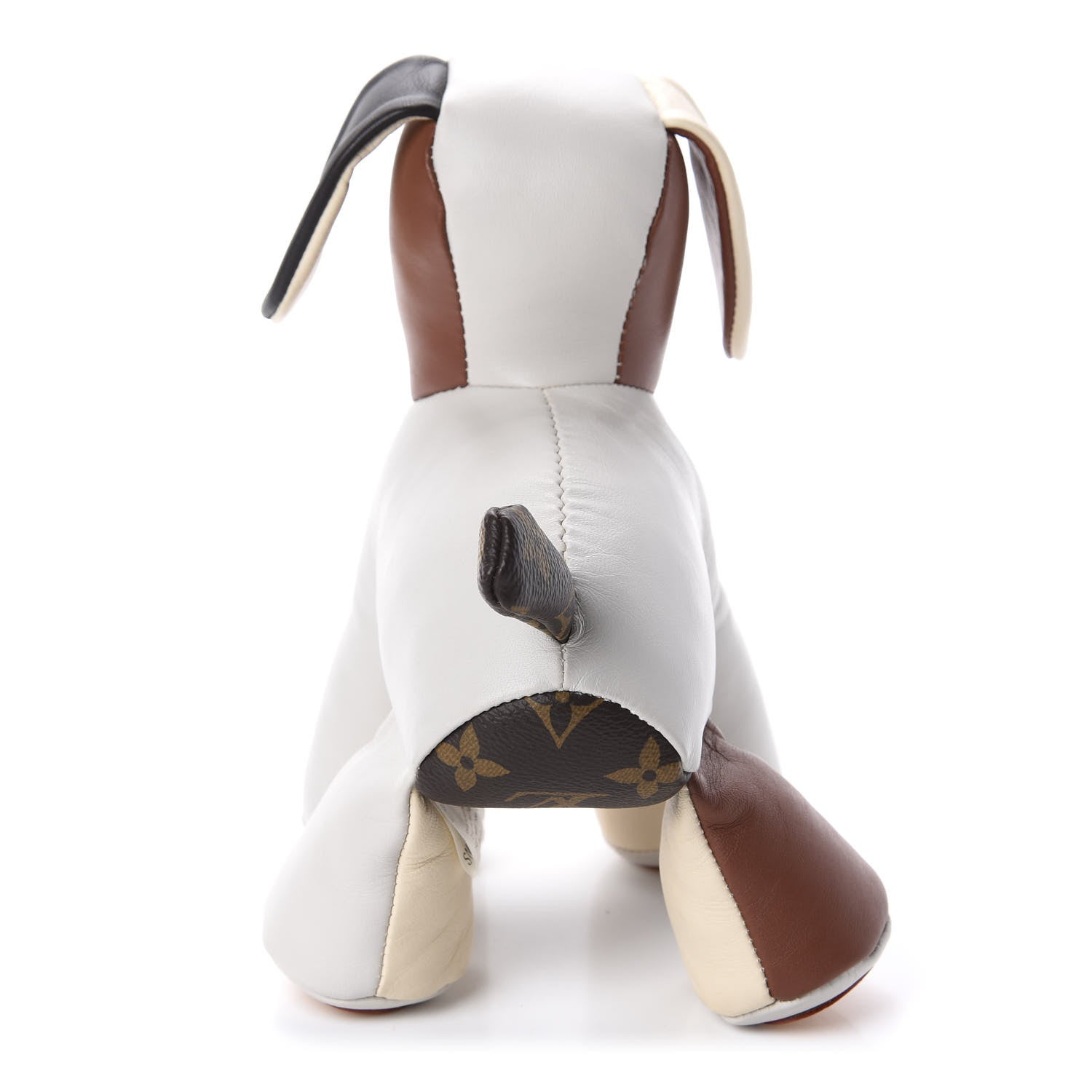 Louis Vuitton Calfskin Monogram Doudou Oscar Dog Beige 4 of 8