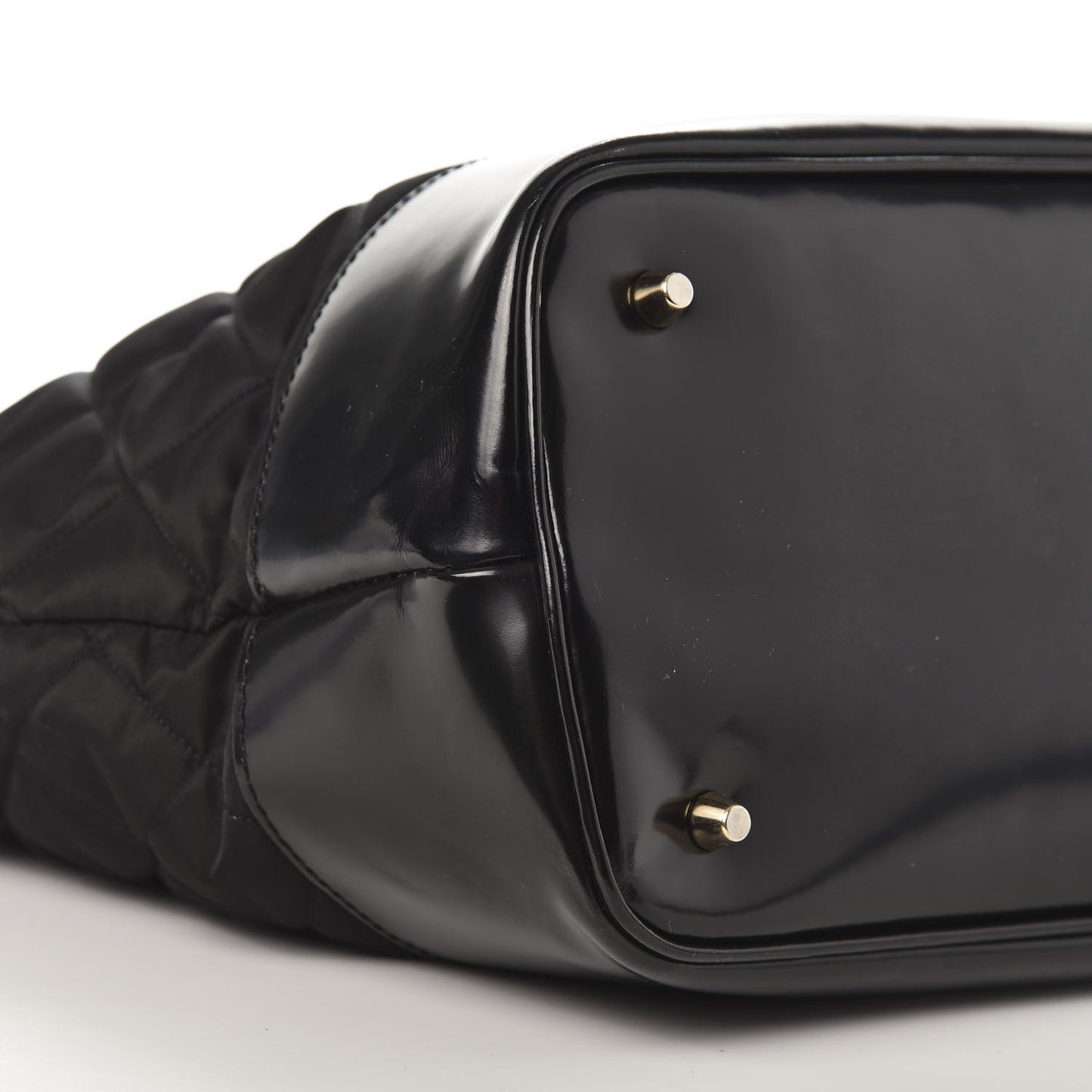 Nylon Quilted Grange Tote Black