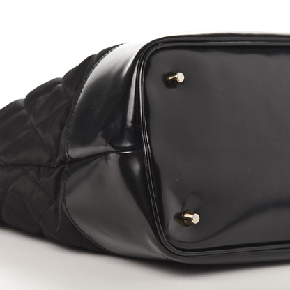Burberry Nylon Quilted Grange Tote Black 10 of 13