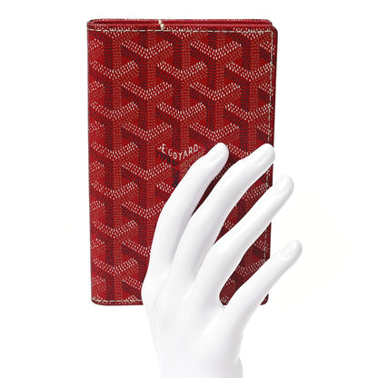 Goyard Goyardine Passport Wallet Red 2 of 7