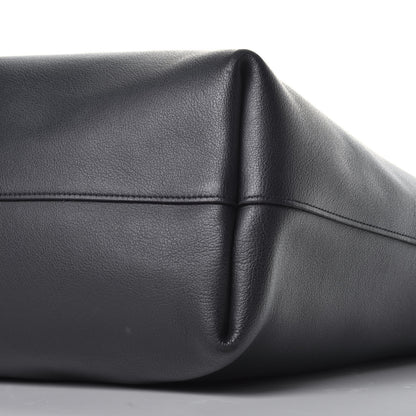 Saint Laurent Calfskin Large Shopping Tote Black 10 of 11