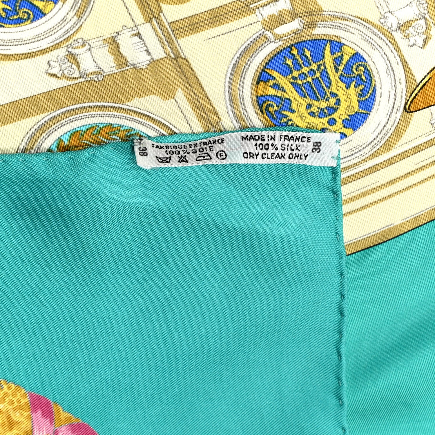 Hermes Silk Hommage A Charles Garnier Architecte De L'Opera De Paris Scarf 90 11 of 12