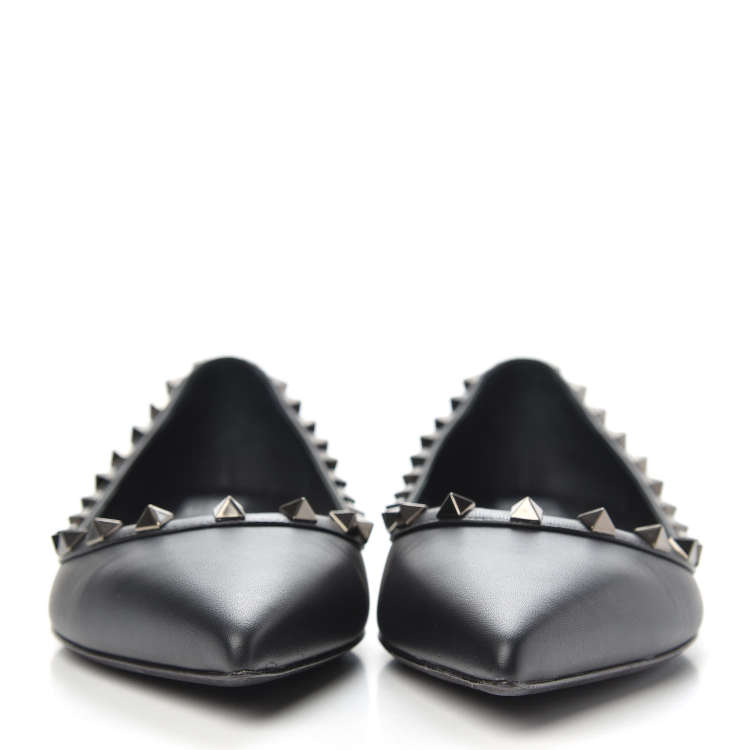 Valentino Garavani Nappa Rockstud Ballerina Flats 39 Black 2 of 9