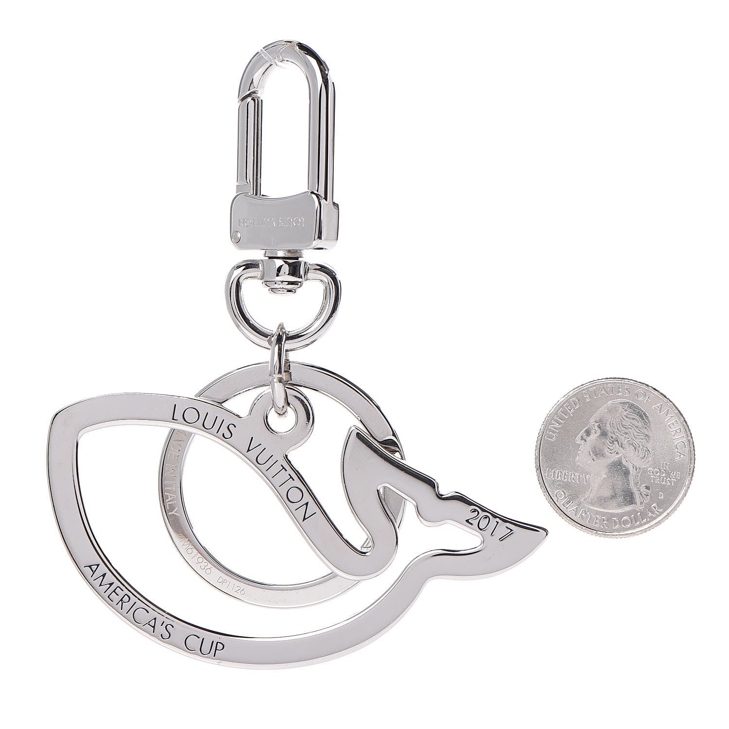 Louis Vuitton Americas Cup Tropicoral Whale Bag Charm Key Holder 2 of 2
