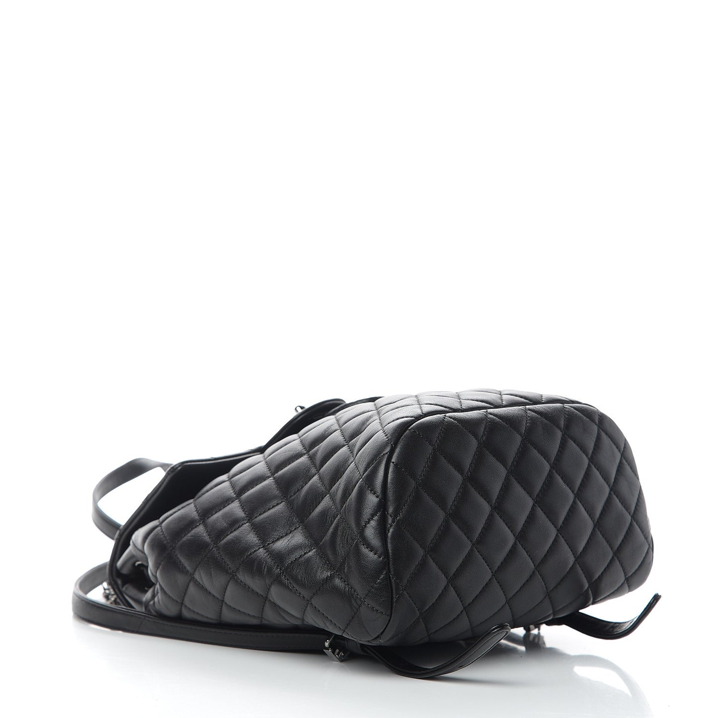 Lambskin Quilted Small Urban Spirit Backpack Black