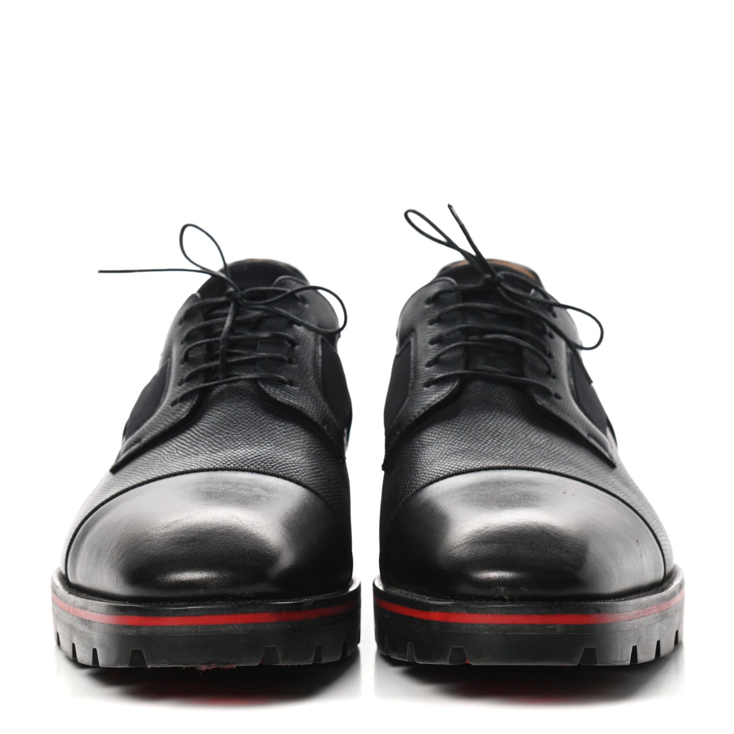 Smooth Textured Calfskin Mika Sky Mens Flats 46 Black