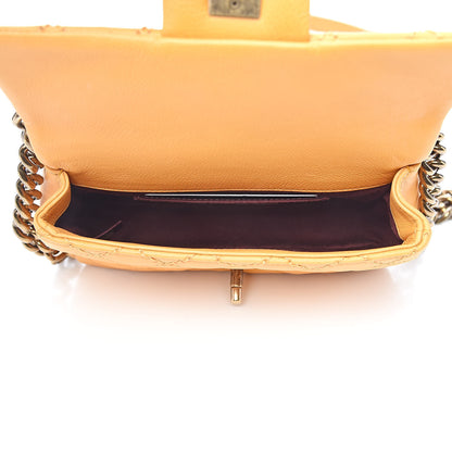 Chanel Calfskin Quilted Mini Urban Day Flap Yellow 5 of 11