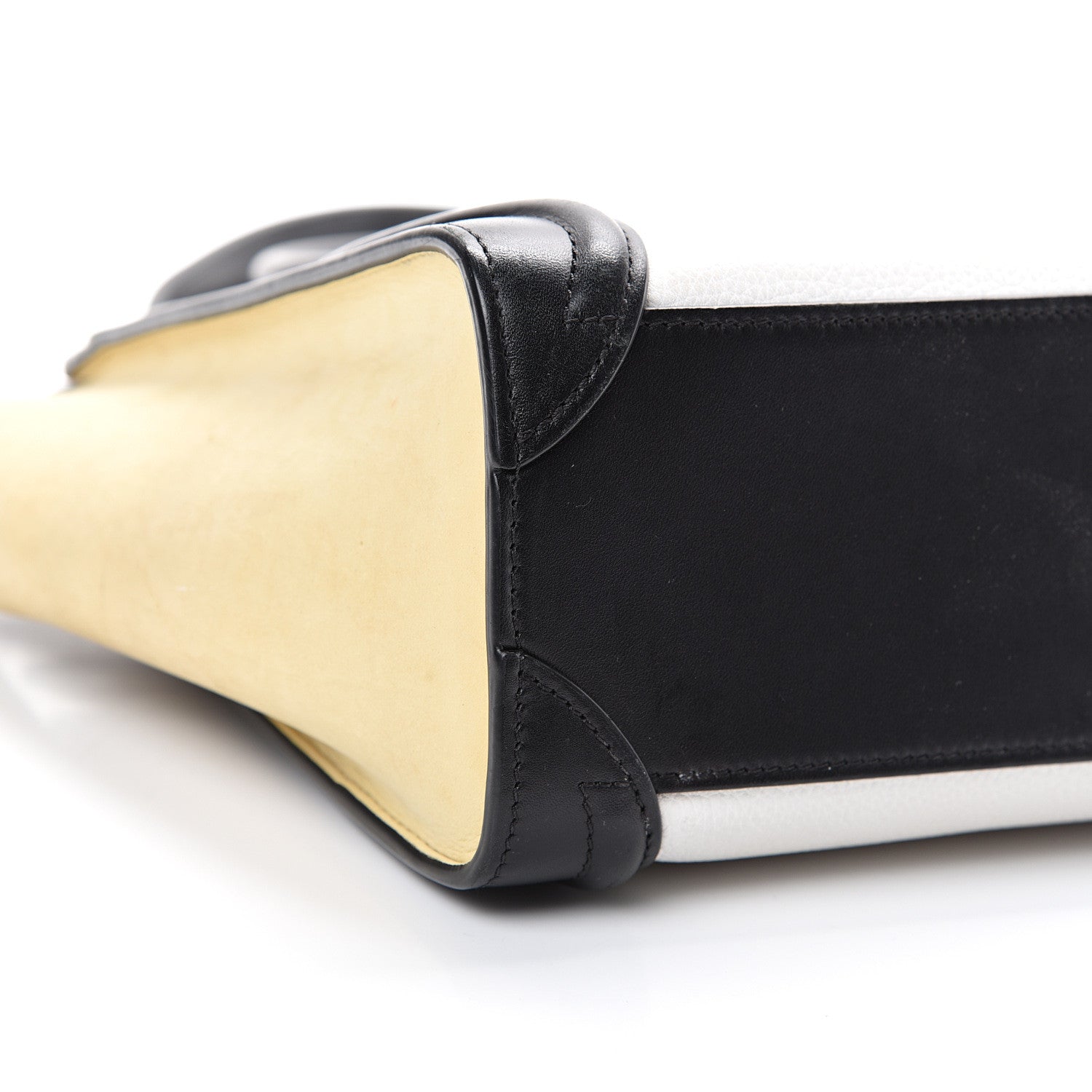 Celine Grained Baby Calfskin Nubuck Nano Tri-Color Luggage White 13 of 23