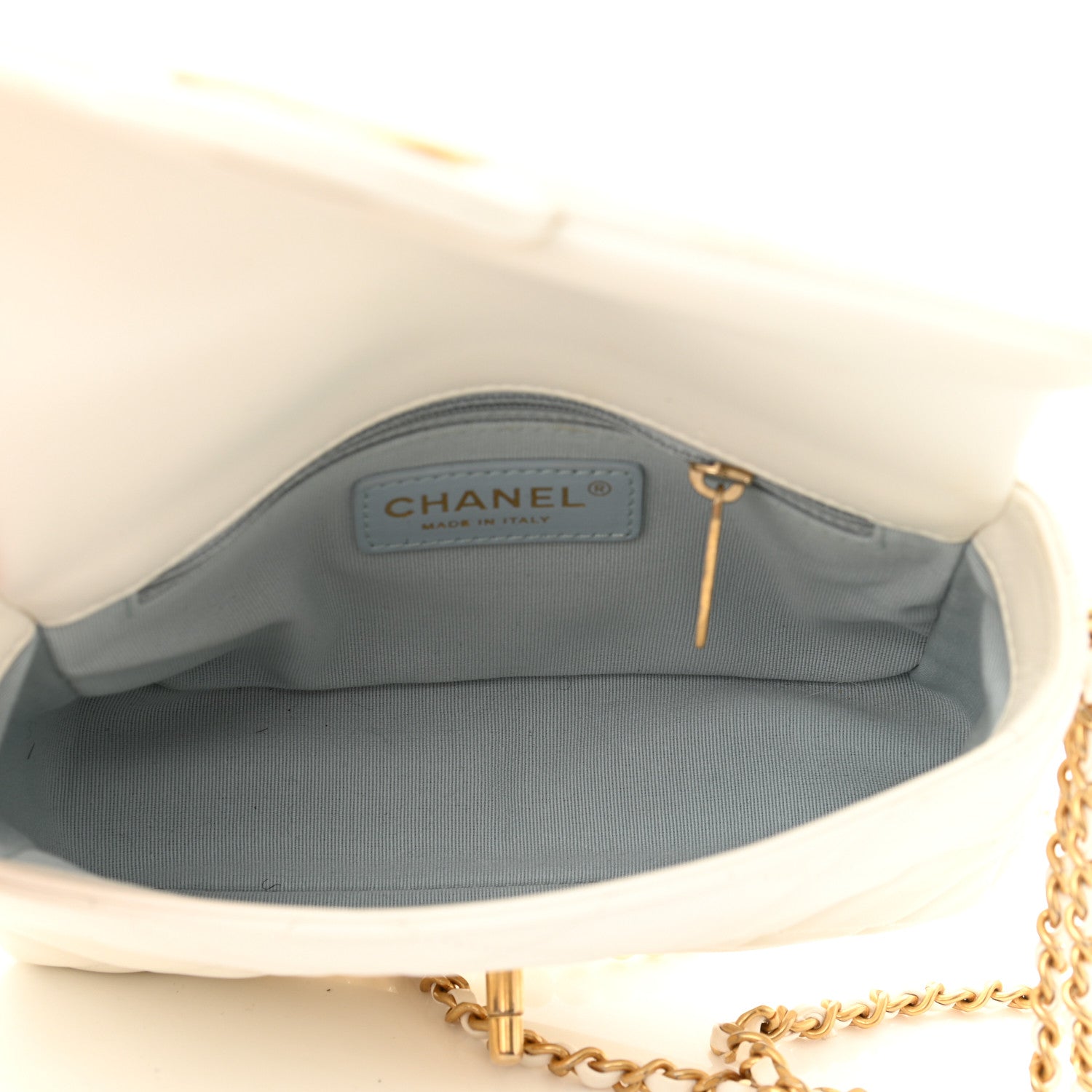 Chanel Lambskin Quilted Mini My Perfect Flap White 5 of 11