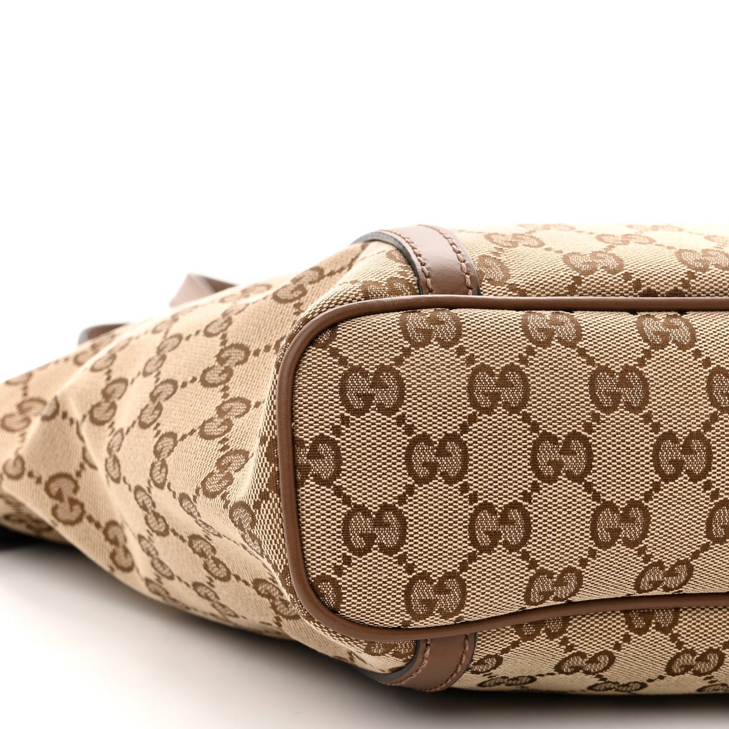 GG Supreme Monogram Medium Joy Tote Brown