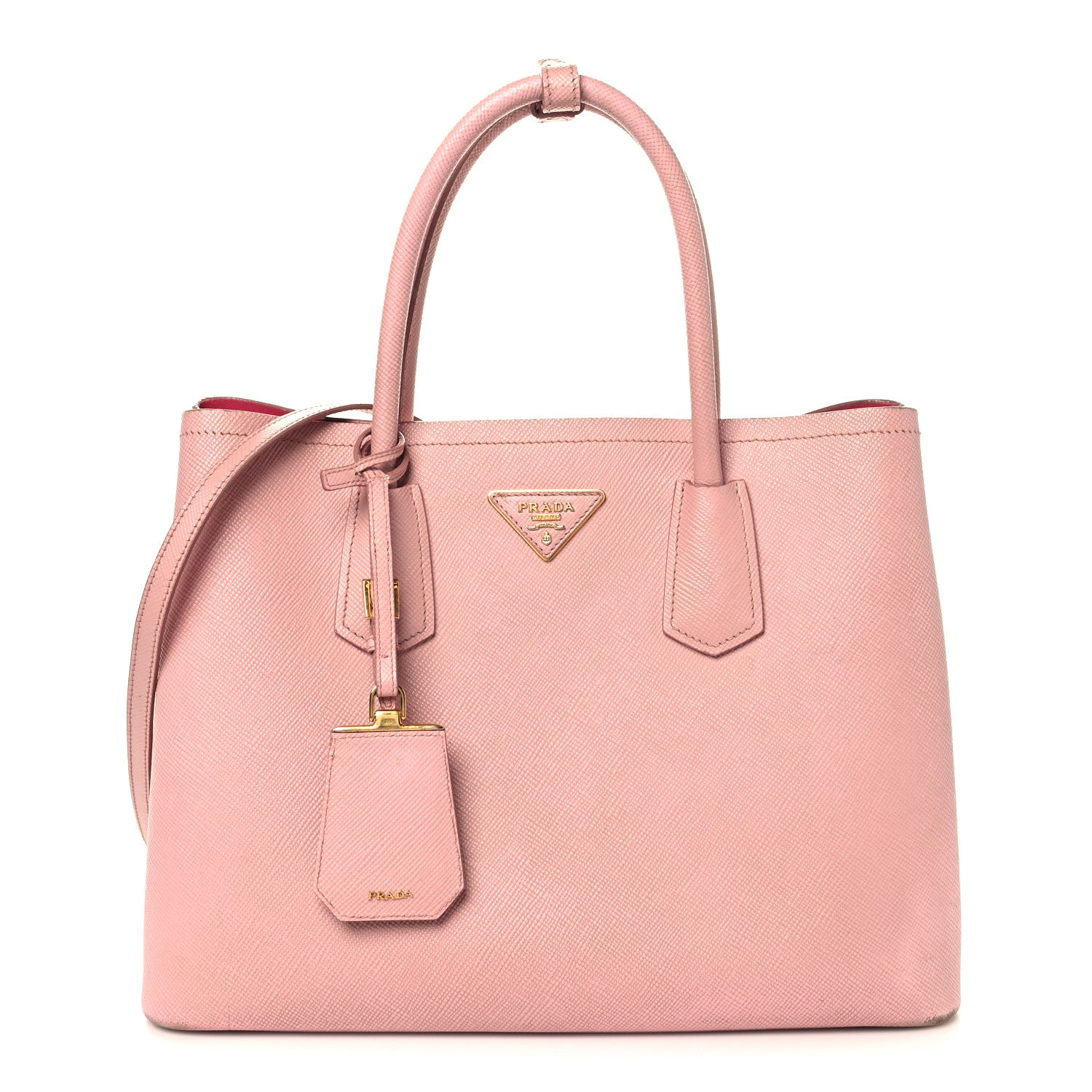 Prada Saffiano Cuir Medium Double Bag Pesco 1 of 14