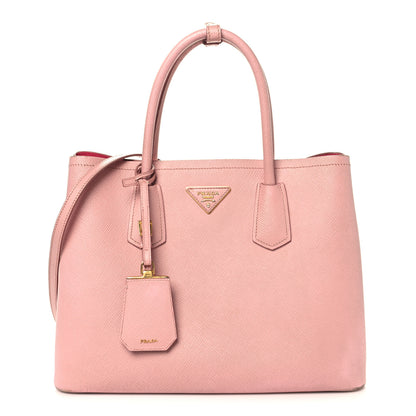 Prada Saffiano Cuir Medium Double Bag Pesco 1 of 14