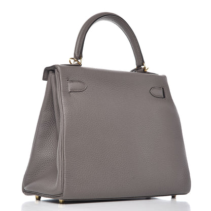 Hermes Togo Kelly Retourne 28 Etain 4 of 38