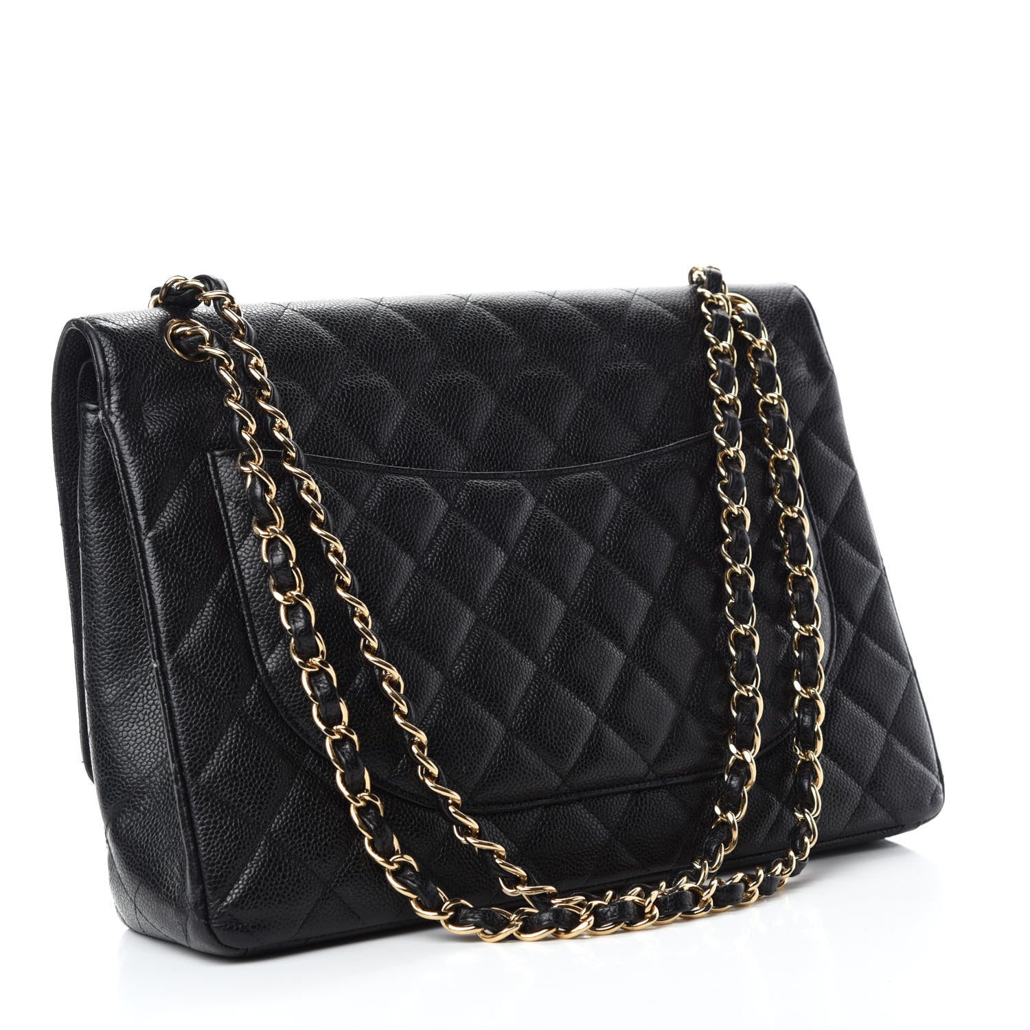 Chanel Caviar Quilted Maxi Double Flap Black 3 of 15