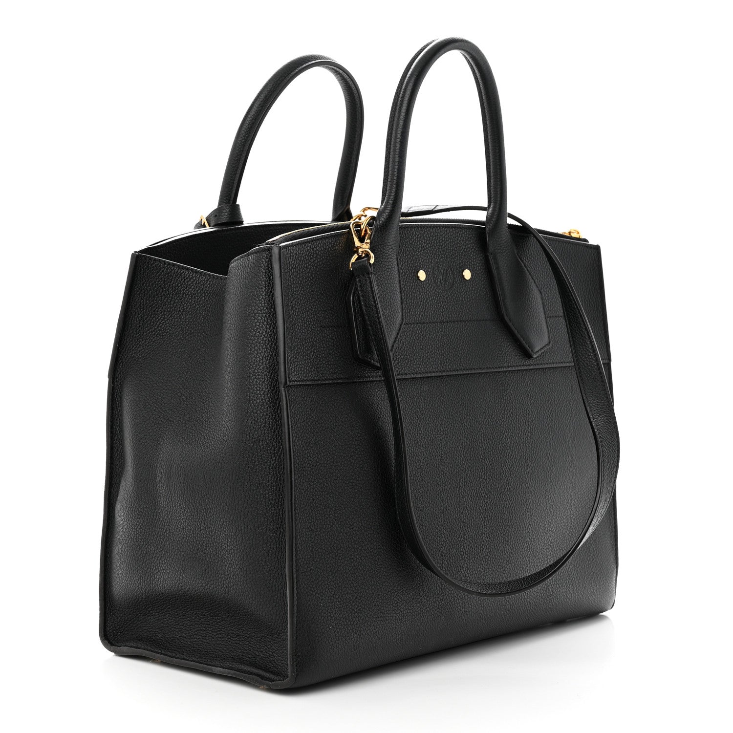 Louis Vuitton Taurillon City Steamer GM Black 3 of 10