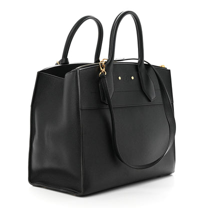 Louis Vuitton Taurillon City Steamer GM Black 3 of 10