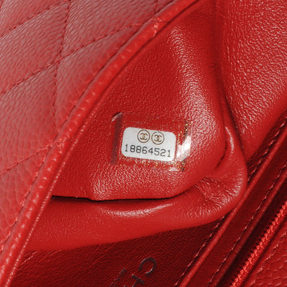 Chanel Caviar Quilted Mini Flap Red 8 of 9