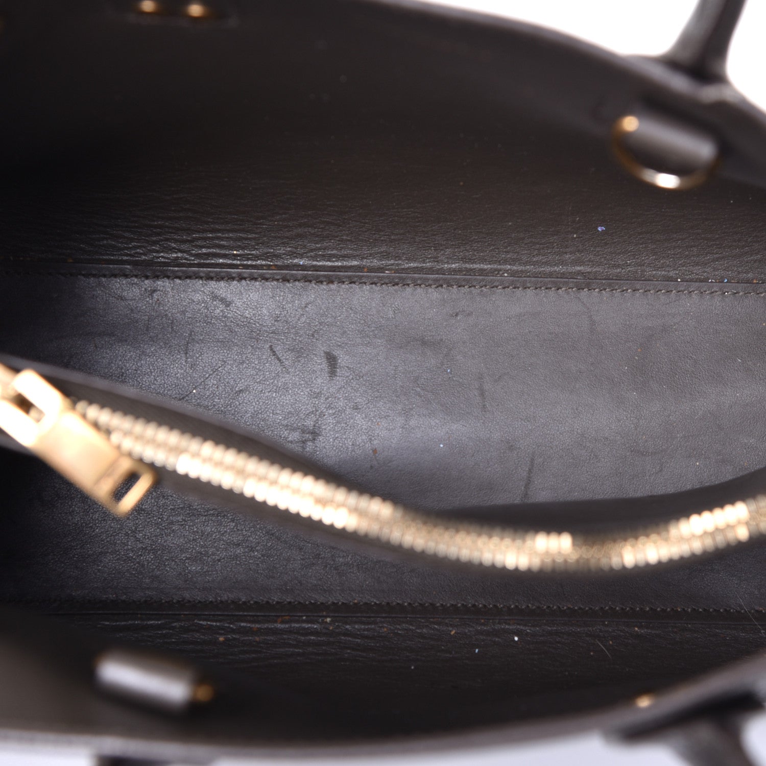 Saint Laurent Grained Calfskin Baby Sac De Jour Dark Anthracite 5 of 8