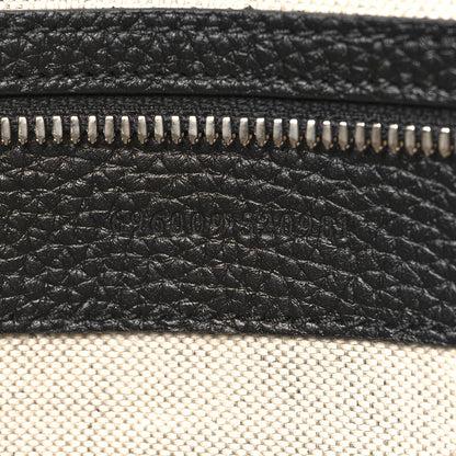 Gucci Piuma Calfskin Jumbo GG Embossed Medium Wristlet Messenger Bag Black 7 of 10