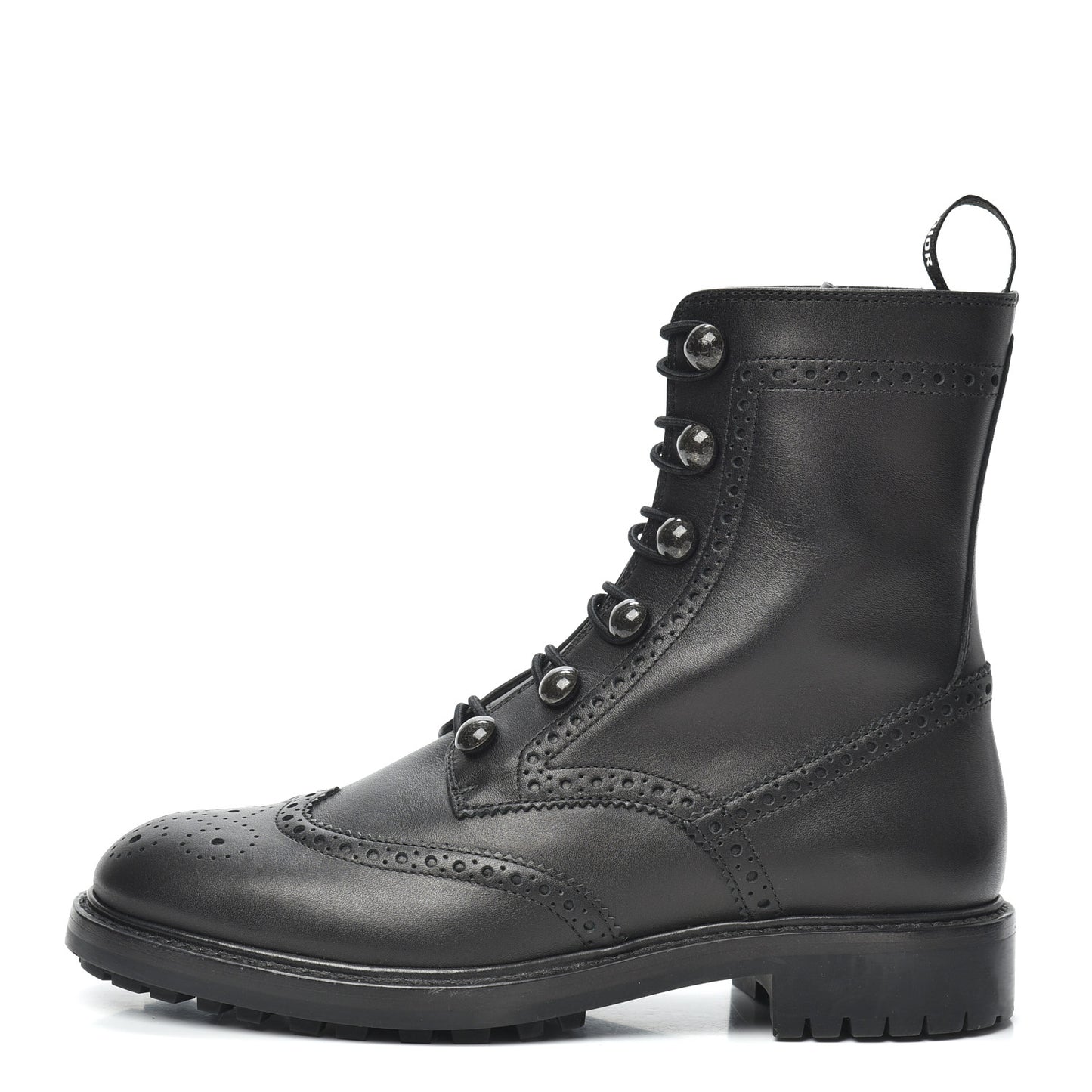 Calfskin Diorunit Low Boot 36 Black