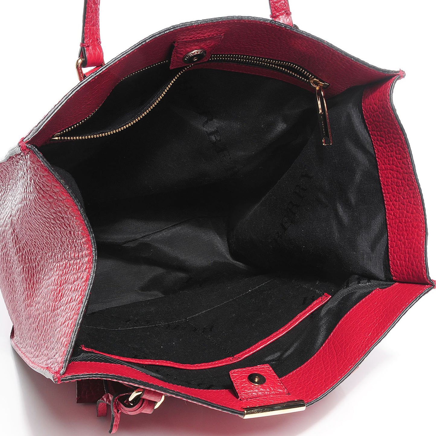 Heritage Grain Medium Woodbury Tote Military Red