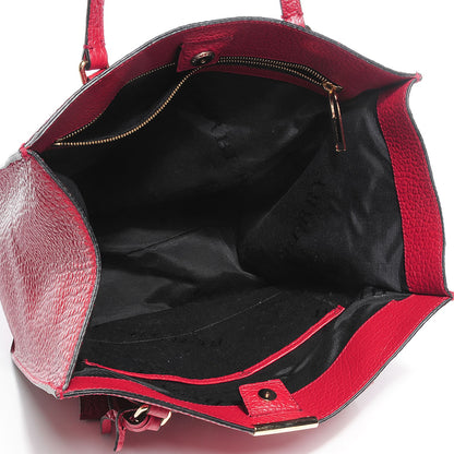 Burberry Heritage Grain Medium Woodbury Tote Military Red 5 of 9