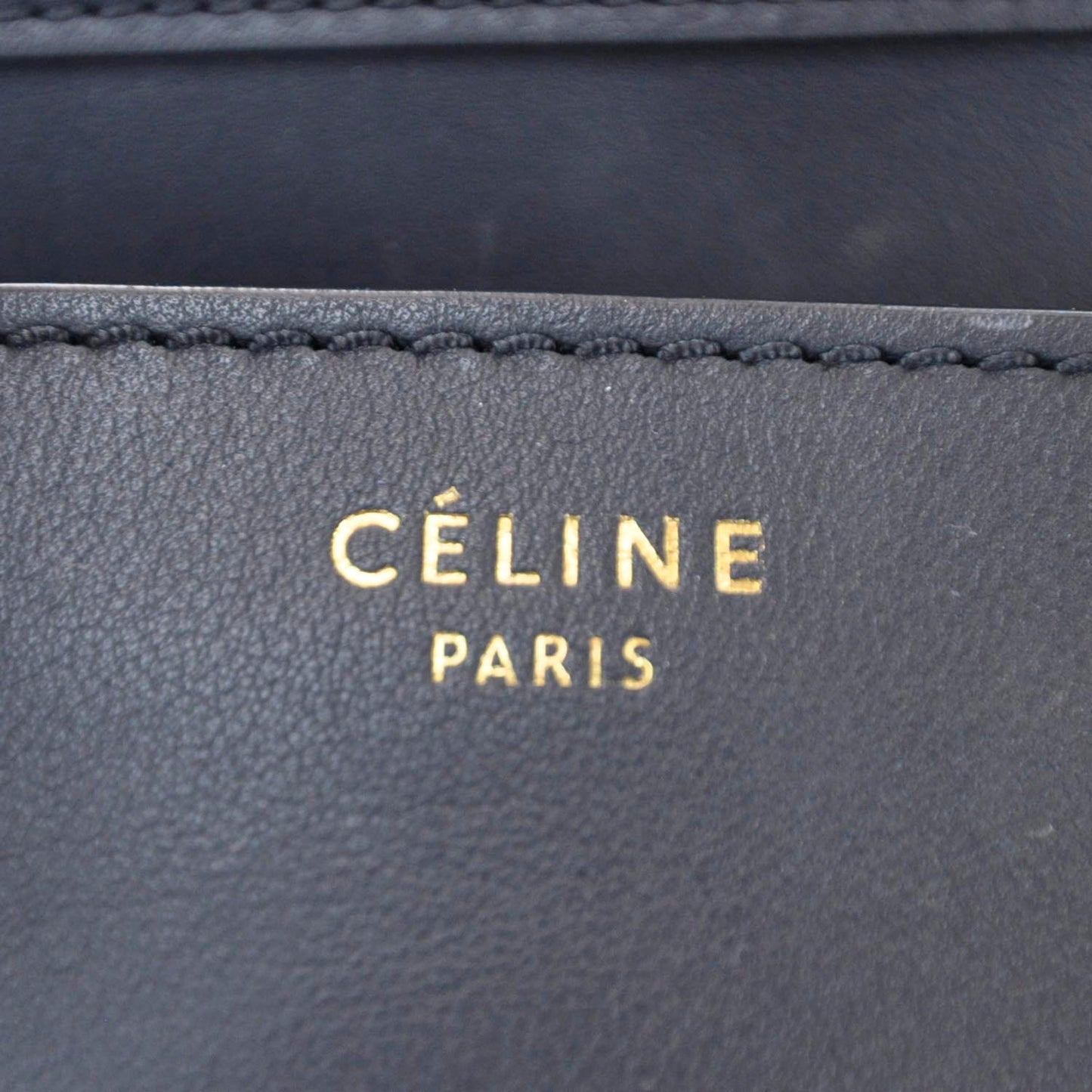 Smooth Calfskin Mini Luggage Navy