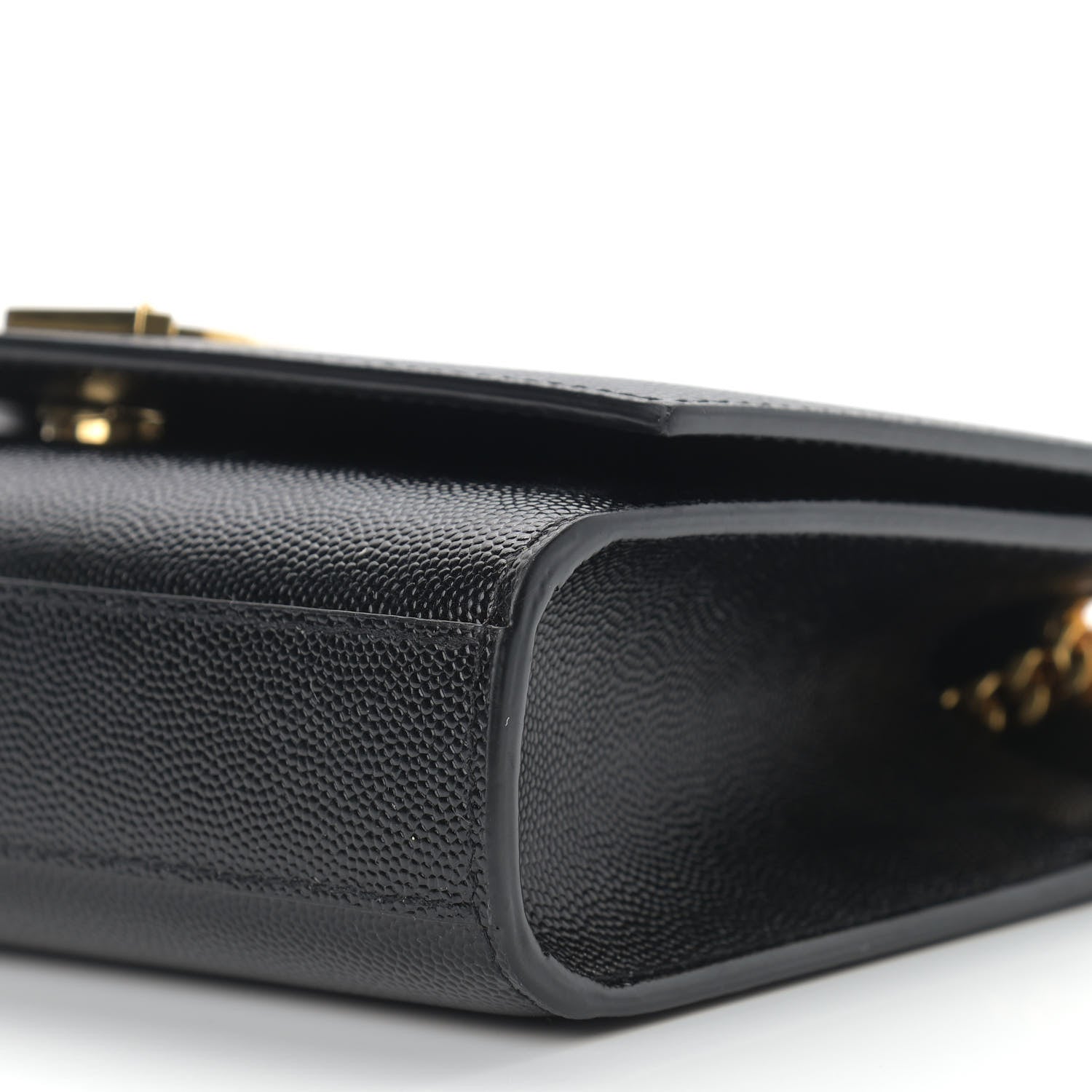 Saint Laurent Grain De Poudre Small Monogram Kate Satchel Black 11 of 11