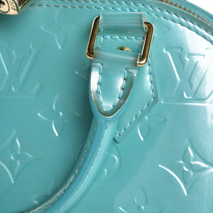 Louis Vuitton Vernis Alma BB Blue Lagon 16 of 24