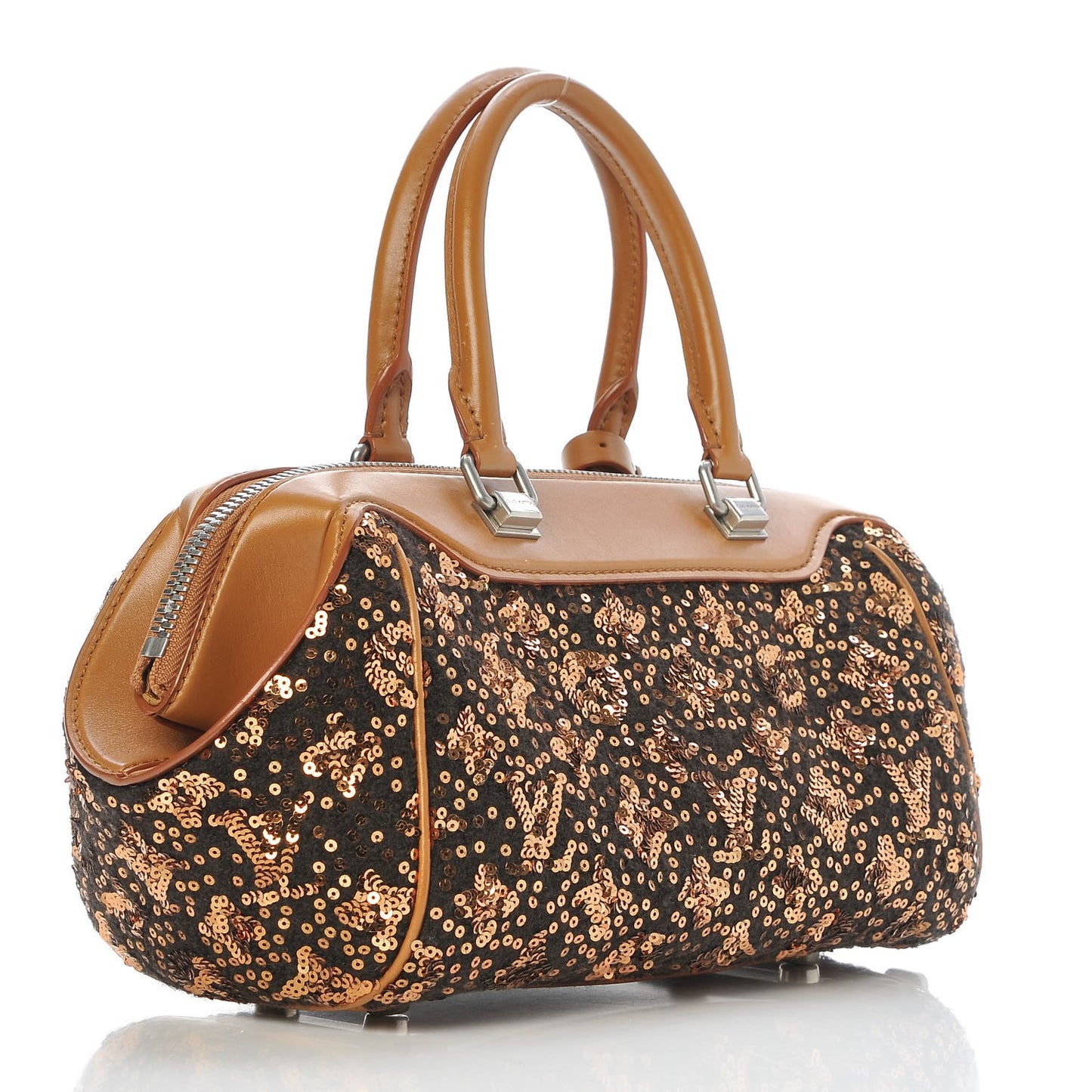 Sequin Monogram Sunshine Express Baby Gold