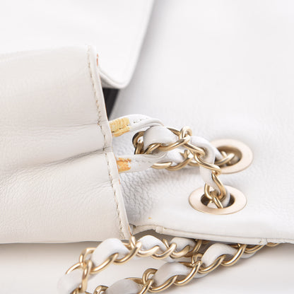 Chanel Calfskin Metal Mosaic Flap White 11 of 15