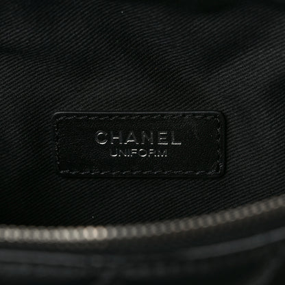 Chanel Lambskin Quilted Waist Belt Bag Black 6 of 9