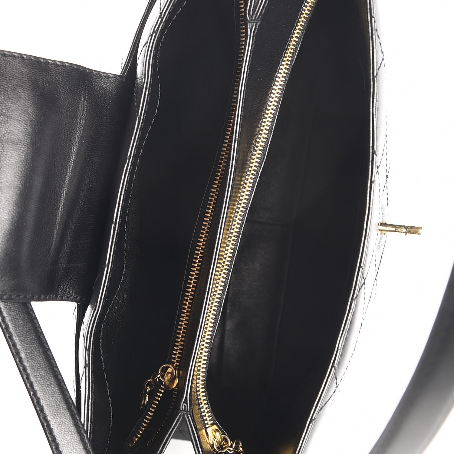 Chanel CHANE Lambskin Stitched Shoulder Bag Black 5 of 7